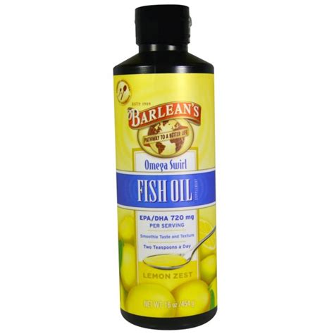 barleans lemon zest fish oil